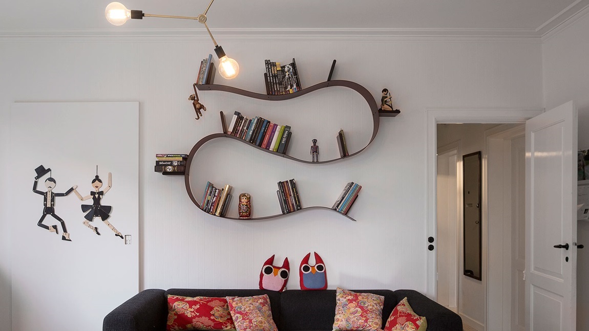 Nøytral: Med hvite karmer har du mange muligheter til å være kreativ med flere farger