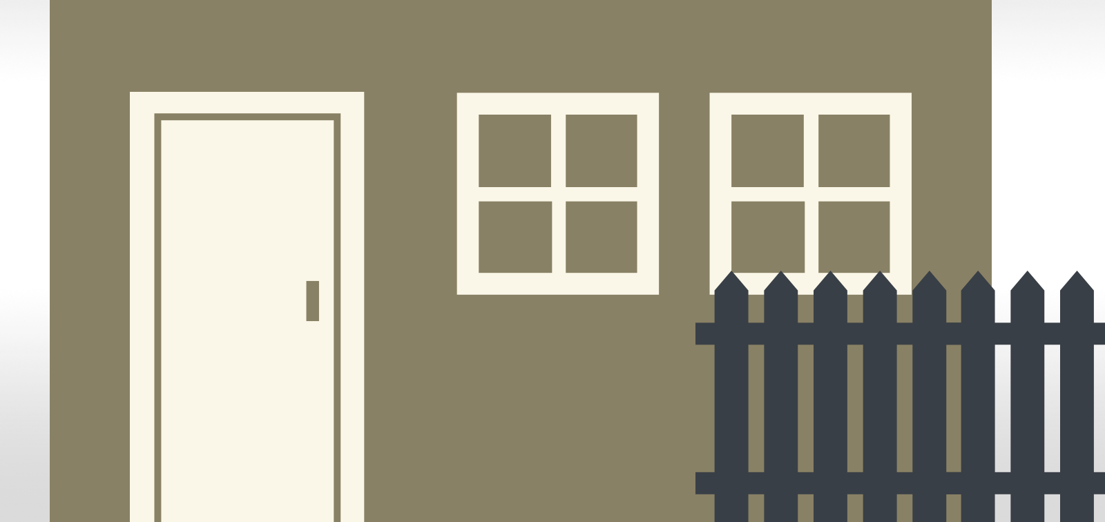 Som å sitte ved sjøkanten. Grønt og blått i harmoni. Brukte farger: Fasade – Marehalm (U-757), dør/vinduer – Snebær (U-780), stakitt – Midnatt (U-753).